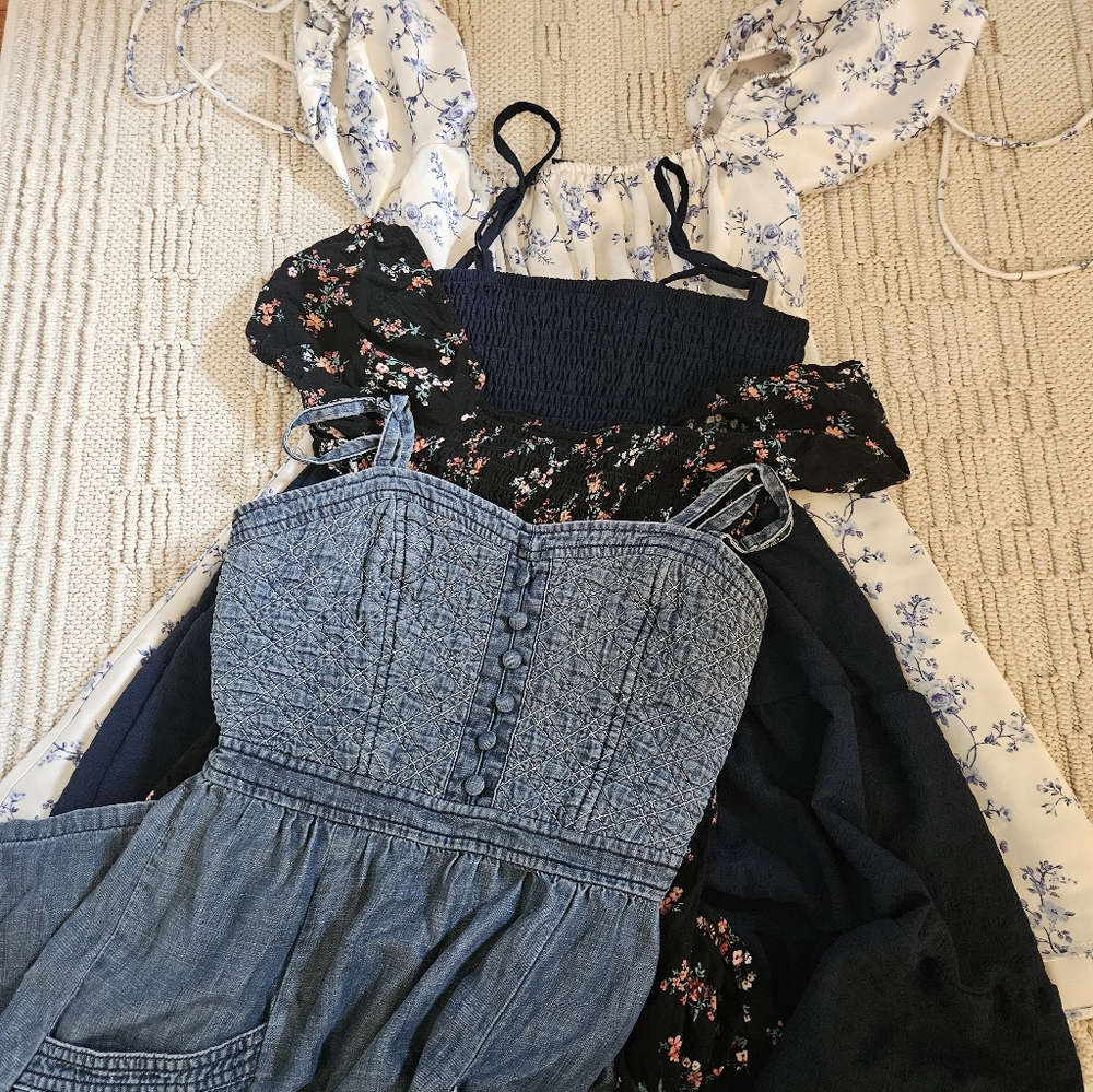 3 Smocked Summer Dresses -$25